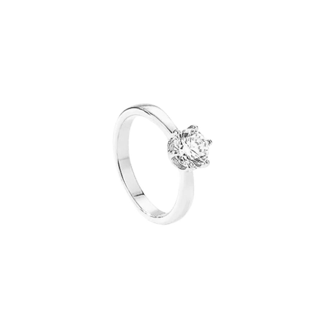 Vergoldeter Zirkon-Ring "Nalani" in Silber | Minaz