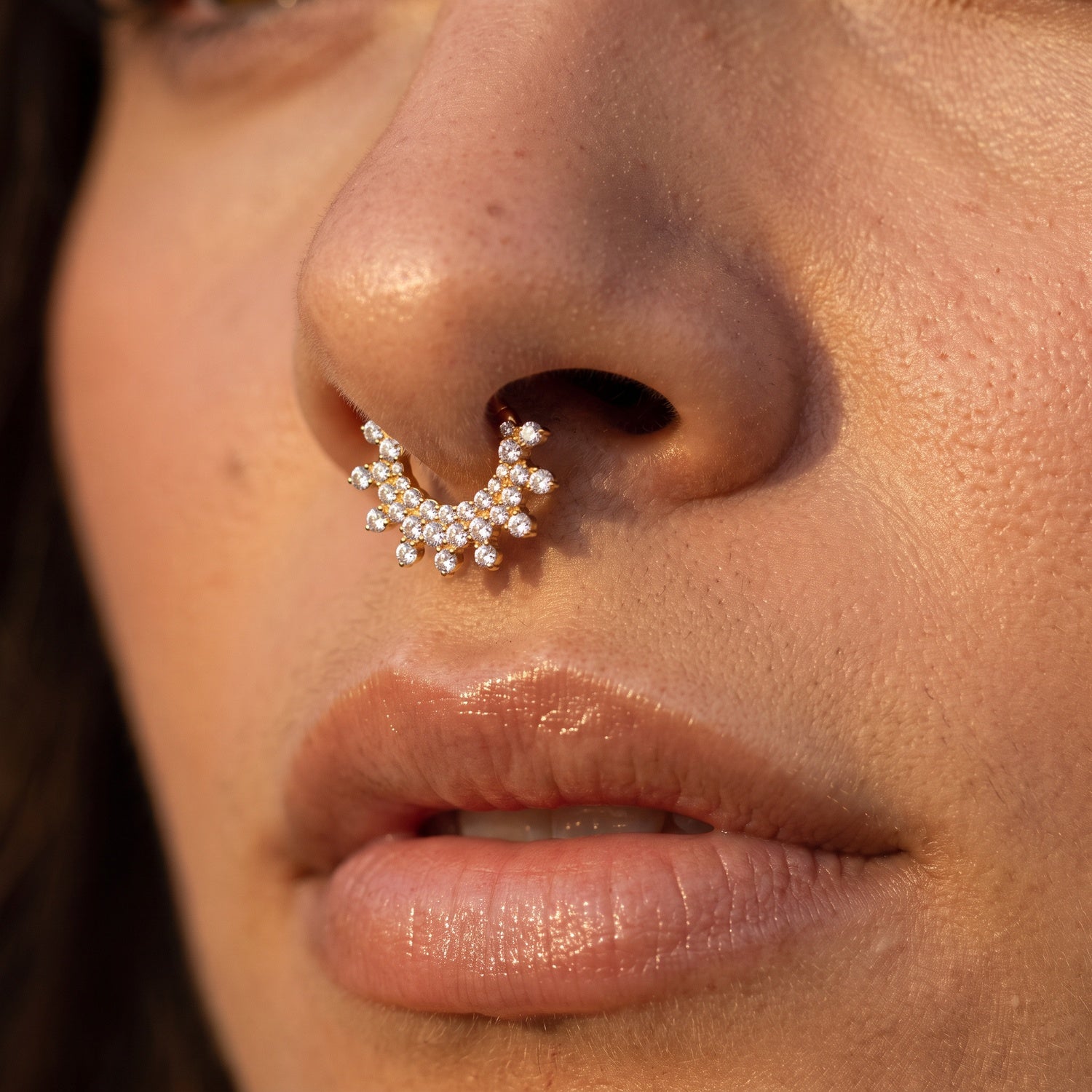 Minaz Piercing Luana. getragen