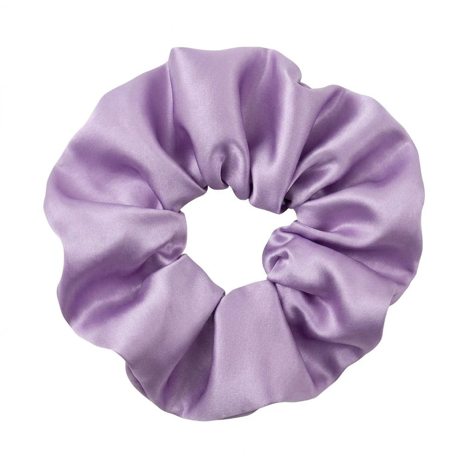 Minaz Scrunchie Priya aus Satin in XXL in Lila