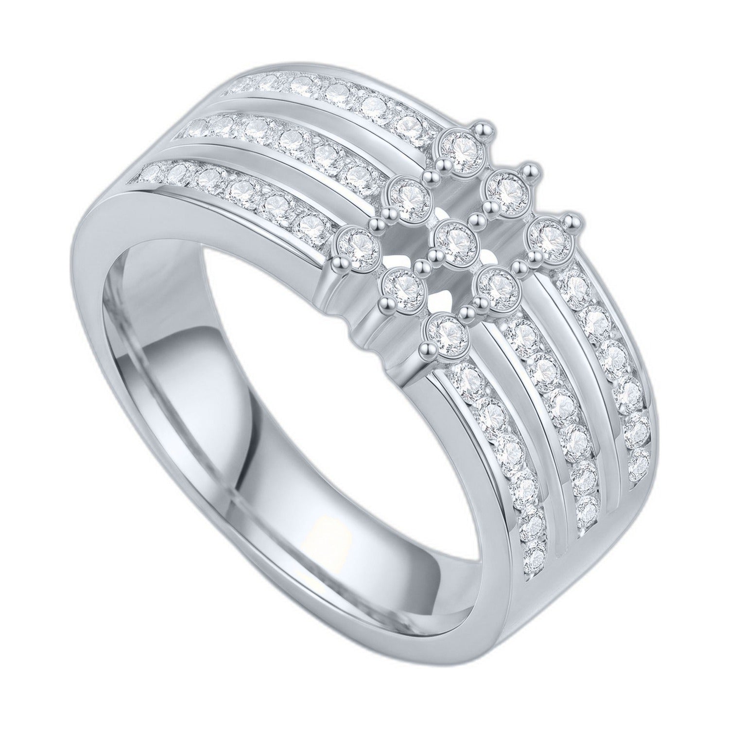 Minaz Ring Amina Silber