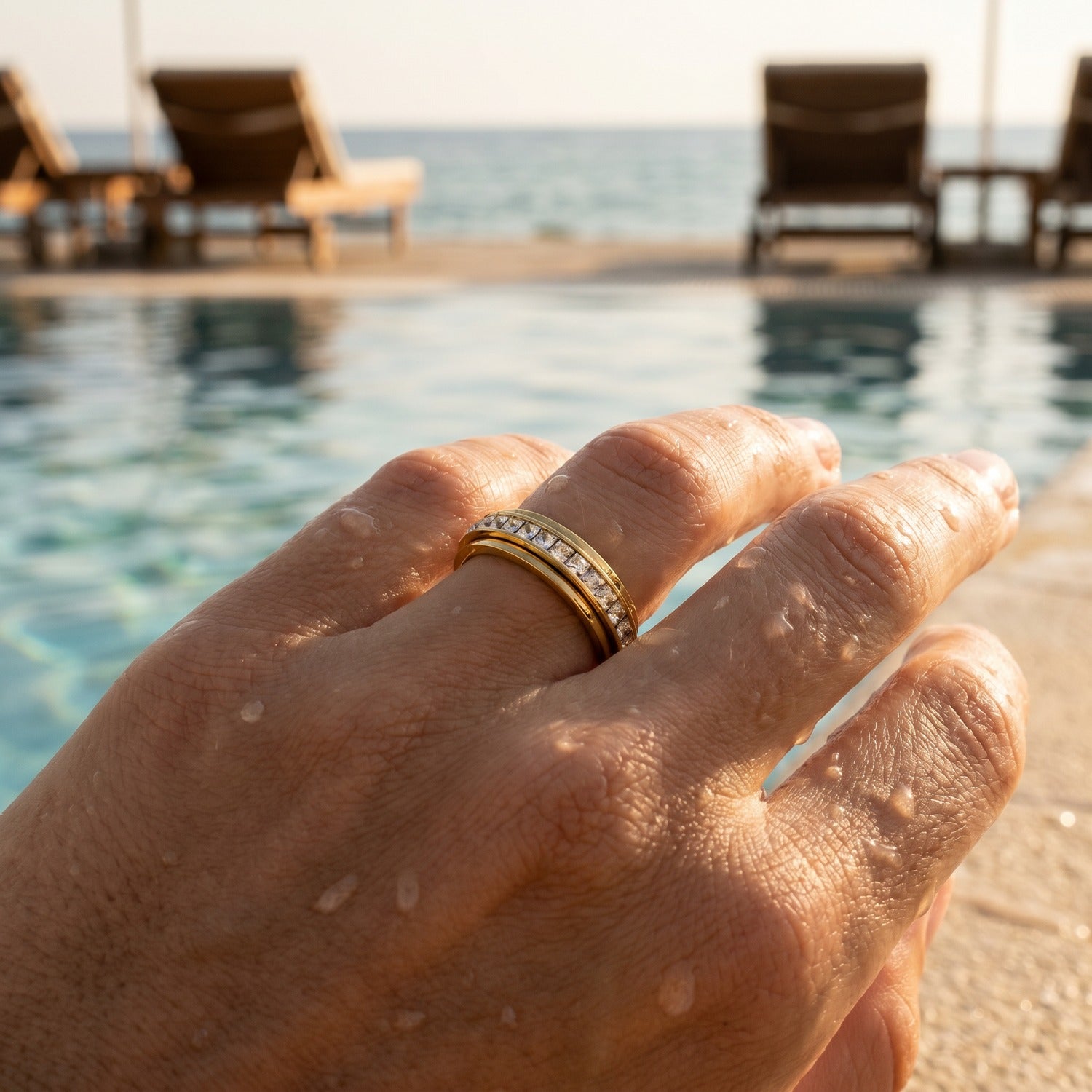 Stress-Ring wasserfest Mood-Shot | Minaz